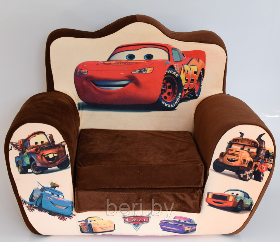 Детское кресло мягкое раскладное "Бос Молокосос", кресло-кровать, раскладушка детская, разные цвета - фото 2 - id-p135625173