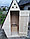 Туалет дачный из массива сосны "Теремок Дачный" с ондулиновой крышей, фото 5