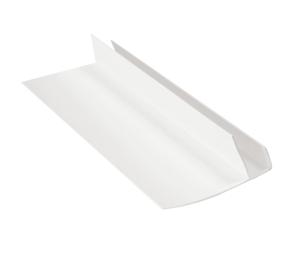 F-профиль 0045 для панелей ПВХ длина 3м белый - фото 1 - id-p135655966