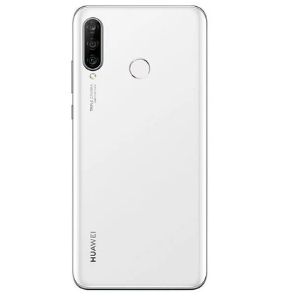 Задняя крышка для Huawei P30 Lite (MAR-LX1M, MAR-LX2), белая, фото 2