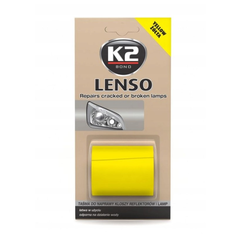 LENSO - Лента для ремонта стоп-сигналов | K2 | Желтая