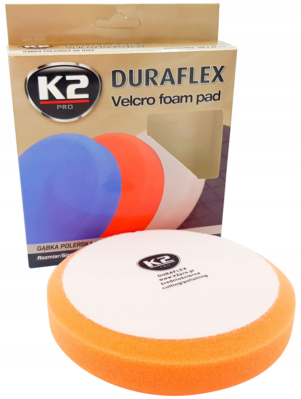 DURAFLEX MEDIUM - Полировальный круг средней жесткости | K2 | оранжевый 150мм - фото 5 - id-p135067934