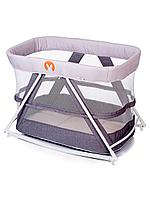 Колыбель-манеж 2в1 Babyhit Rocking Crib светло-серый