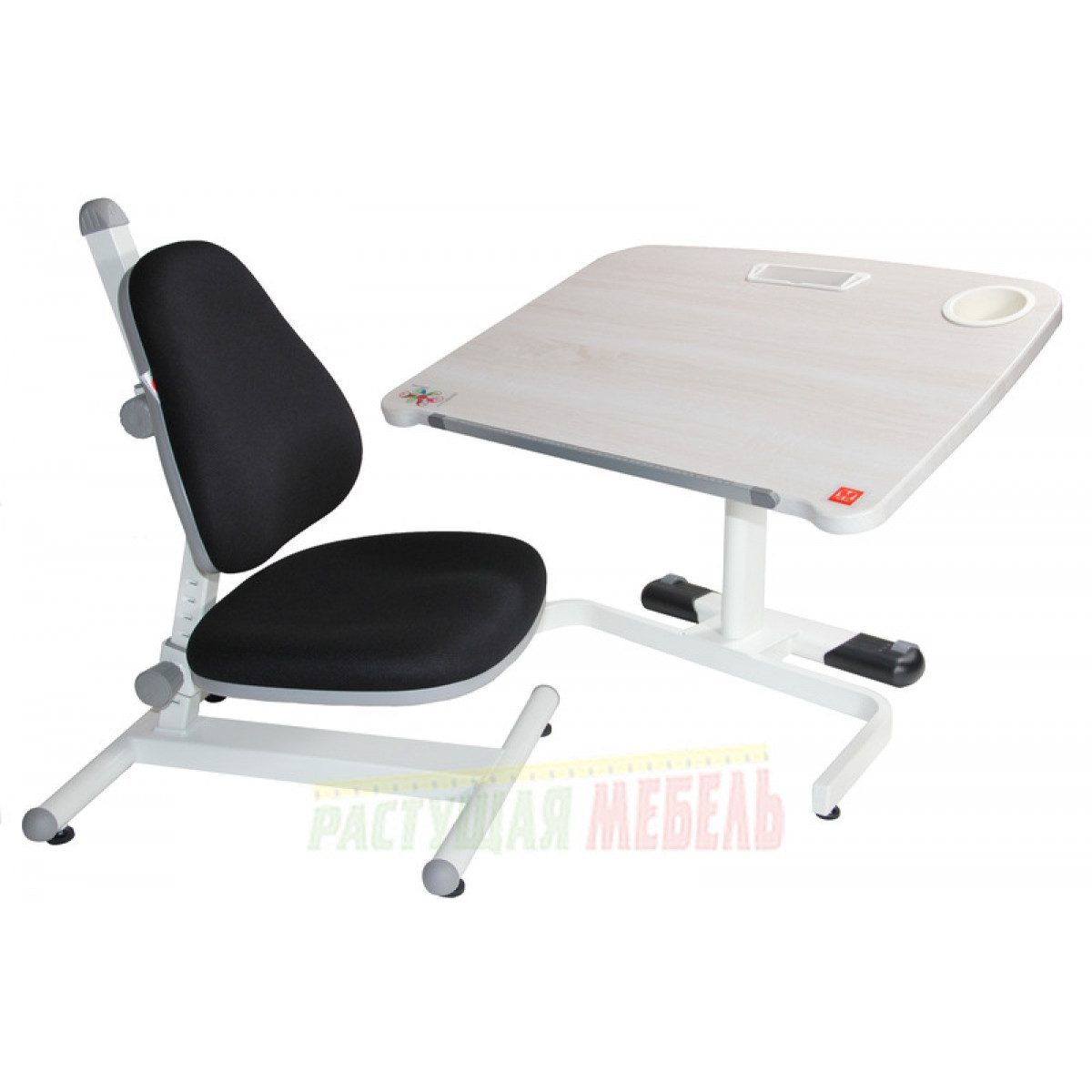 Комплект детской регулируемой мебели (парта и стул) COMF-PRO Coco Desk и Coco Chair - фото 1 - id-p135661441