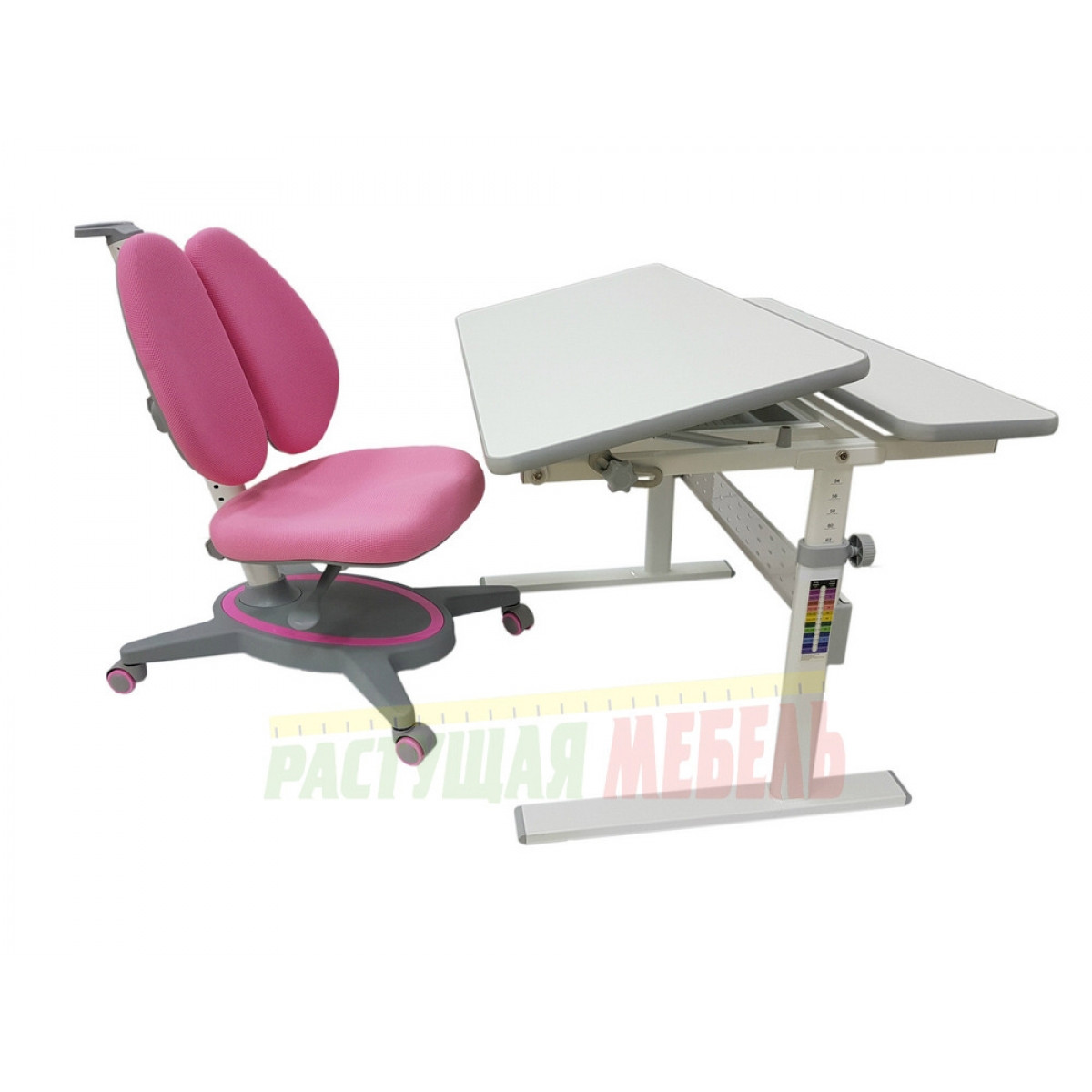 Комплект детской растущей мебели "парта и стул" Picasso E201- Smart DUO MC204 - фото 2 - id-p135661473