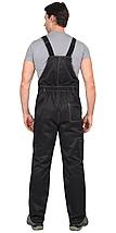 Костюм "СИРИУС-ФАВОРИТ" куртка, п/к черный со св.серым, фото 3