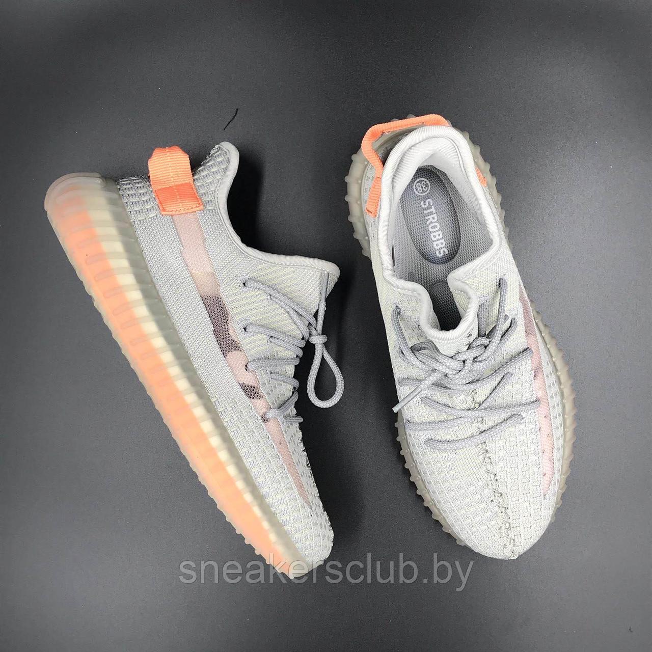 Кроссовки женские сетка Strobbs серые / весенние / летние yeezy 350 - фото 2 - id-p135676095