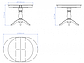 Стол обеденный круглый раскладной Гелиос Белый, фото 5
