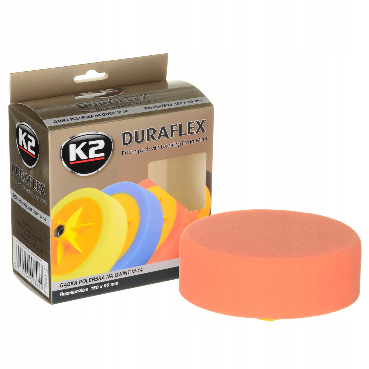 DURAFLEX MEDIUM - Полировальный круг средней жесткости | K2 | оранжевый 150мм - фото 6 - id-p135067889