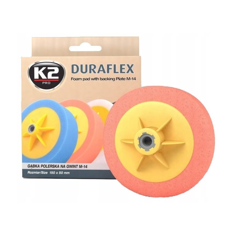 DURAFLEX MEDIUM - Полировальный круг средней жесткости | K2 | оранжевый 150мм - фото 1 - id-p135067889