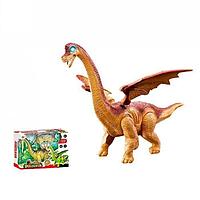 Интерактивная игрушка Динозавр с крыльями, ходит, несет яйца (свет, звук), арт. 815A