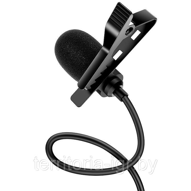Микрофон для мобильных устройств и смартфонов на клипсе 2м. D I02 Hoco - фото 5 - id-p135700035