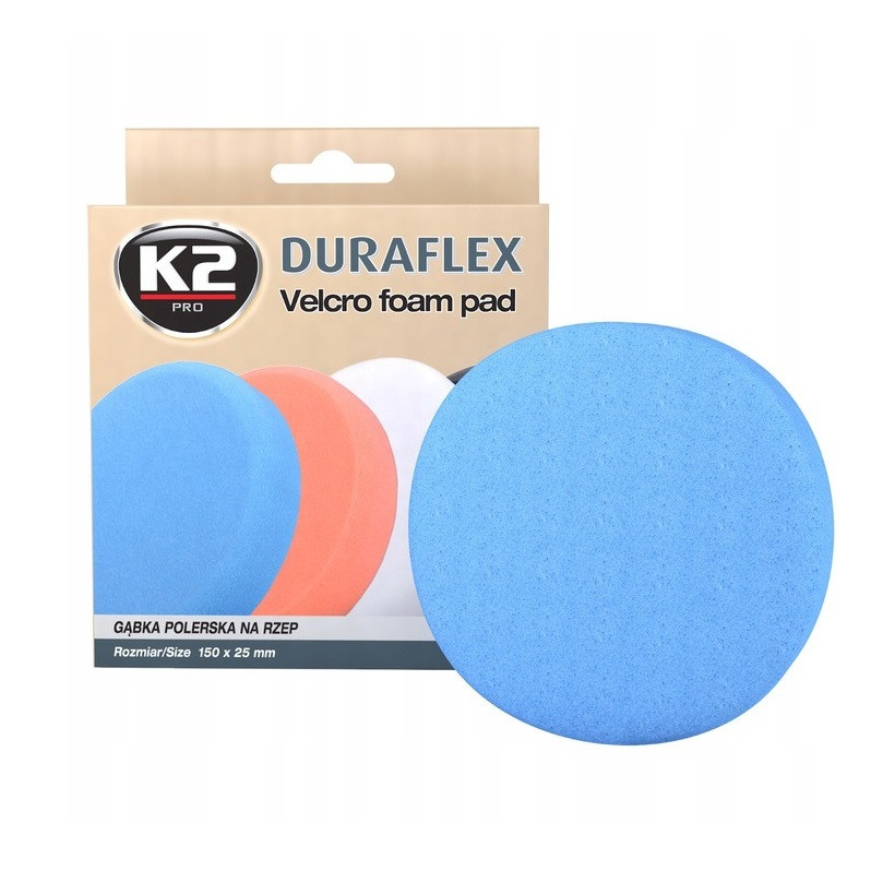 DURAFLEX HARD - Полировальный круг, жесткий | K2 | голубой 150мм