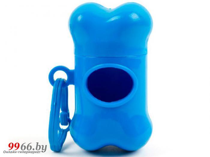 Контейнер диспенсер для гигиенических пакетов ZDK Petsy petholder02blue