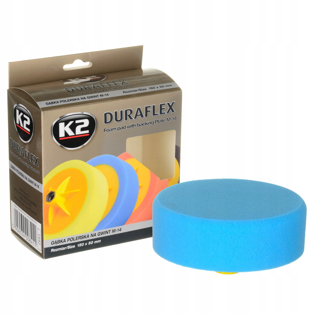 DURAFLEX HARD - Полировальный круг, жесткий | K2 | голубой 150мм - фото 6 - id-p135067933