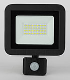 Прожектор светодиодный уличный ЭРА LPR-041-2-65K-050 ЭРА 50Вт 4000Лм 6500К датчик движения регулируемый, фото 2
