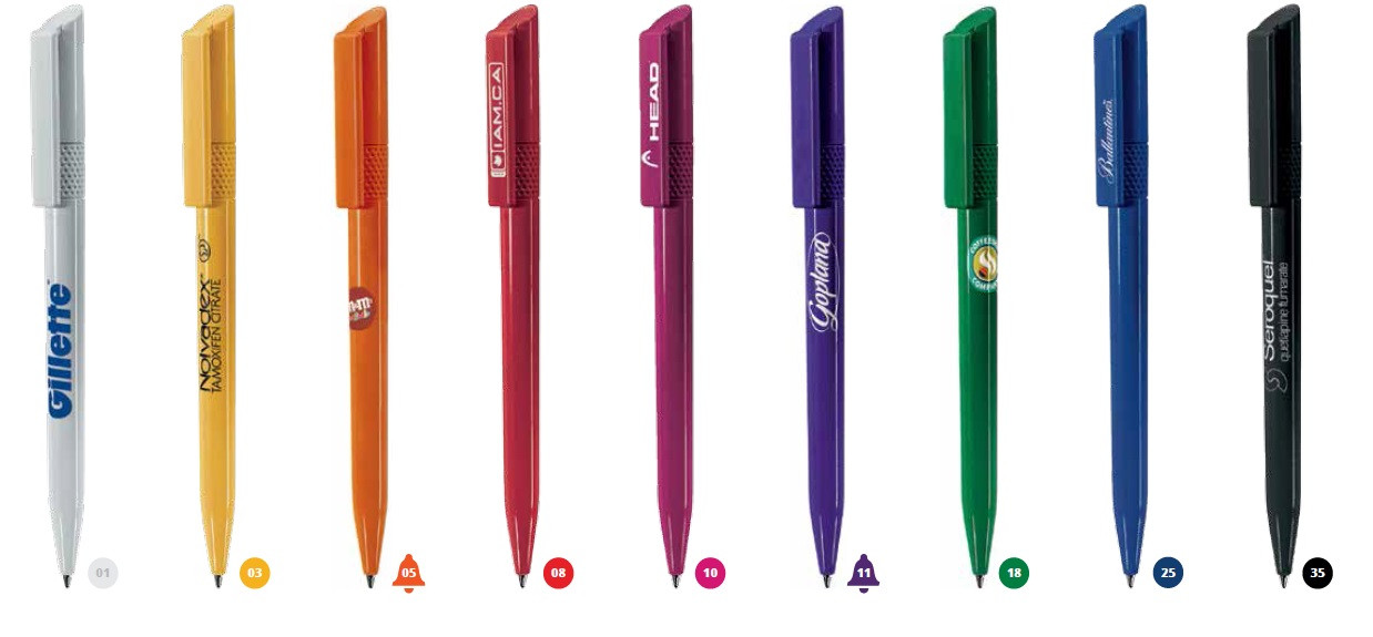 Оптом TWISTY, ручки шариковые, ручки для нанесения логотипа