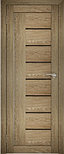 Двери межкомнатные экошпон  Амати 7 Черное стекло, фото 2