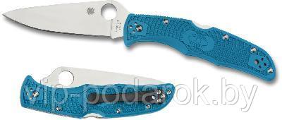 Складной нож Spyderco Endura Flat Ground Blue