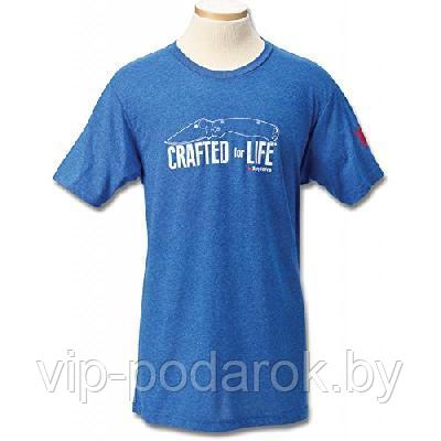 Футболка Spyderco Crafted For Life Men's Royal Blue Short Sleeve T-Shirt TSMCFL