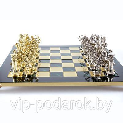 Шахматы с фигурами из бронзы Античные войны MP-S-15-28-GRE