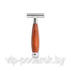 Бритвенный станок Boker Safety Razor Plum Wood 04BO193SOI