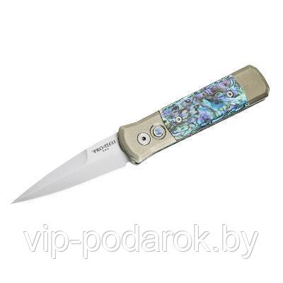Нож складной Pro-Tech Custom Godson Abalon - фото 1 - id-p135762507