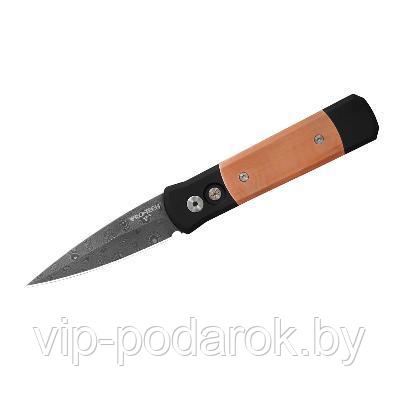 Нож складной Pro-Tech GODSON CUSTOM COPPER DAMASCUS - фото 1 - id-p135762608