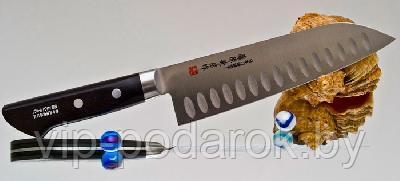 Кухонный нож Fujiwara Kanefusa FKS Santoku FKS-22 - фото 1 - id-p135761834