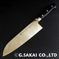 Кухонный нож G.Sakai ATS-34 Santoku 10813