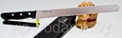 Кухонный нож Misono Molibden Steel Slicer (Serrated) MS696 - фото 1 - id-p135762023