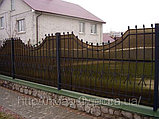 Забор металлический с поликарбонатом, фото 2