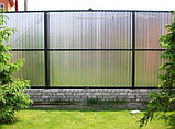 Забор металлический с поликарбонатом, фото 9
