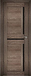 Двери межкомнатные экошпон  Амати 18 Черное стекло, фото 6