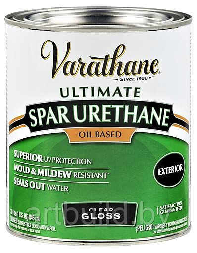 Лак на масляной основе для наружных работ Varathane Premium Spar Urethane (0.946 л.)