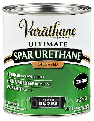 Лак на масляной основе для наружных работ Varathane Premium Spar Urethane (0.946 л.), фото 2