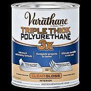 Лак водно-полиуретановый для внутренних работ Varathane Triple Thick Polyurethane 3x (0.946 л.)