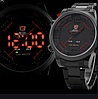 Часы Shark Sport Watch SH 105 Gulper Черные с красным (синим) РЕПЛИКА, фото 2
