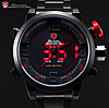 Часы Shark Sport Watch SH 105 Gulper Черные с красным (синим) РЕПЛИКА, фото 6