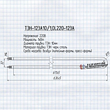 ТЭН-123A10/1.0L220-123A, фото 2
