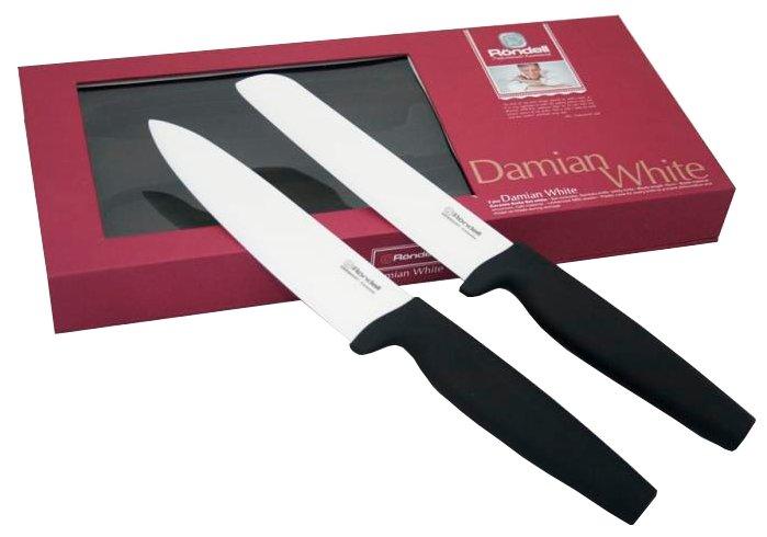 RD-463 Набор керамических ножей Damian White Rondell - фото 2 - id-p135489202
