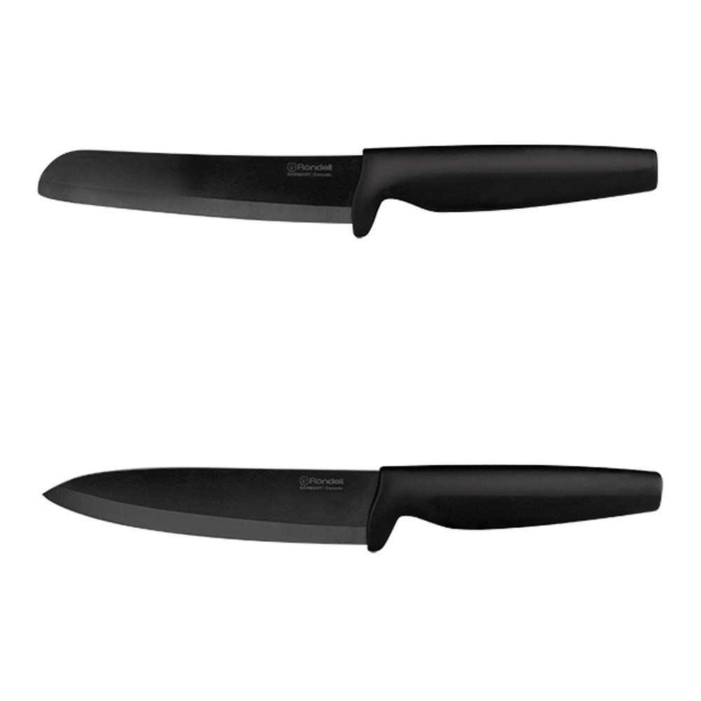 RD-464 Набор керамических ножей Damian Black Rondell - фото 1 - id-p135489203