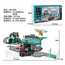 Игровой набор SixSixZero Паркинг "Пит-Стоп" 72 предмета (арт. 660-A203)