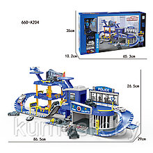 Игровой набор SixSixZero Паркинг "Полиция" 82 предмета (арт. 660-A204)