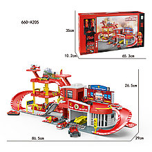 Игровой набор SixSixZero Паркинг "Пожарные" 82 предмета (арт. 660-A205)