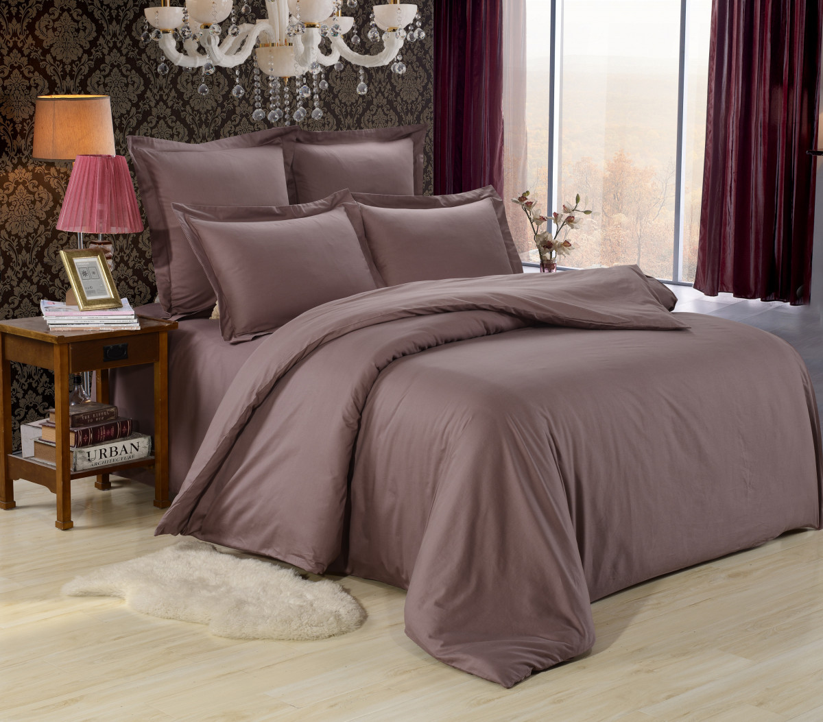 Постельное белье из сатина Valtery 1,5 сп. LS-18