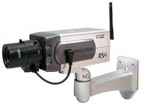 Муляж камеры видеонаблюдения, поворотная с датчиком движения с мигающим красным светодиодом, фото 1