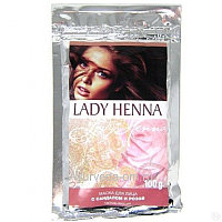 Маска Для Лица Увлажняющая С Сандалом и Розой Lady Henna, 100 г