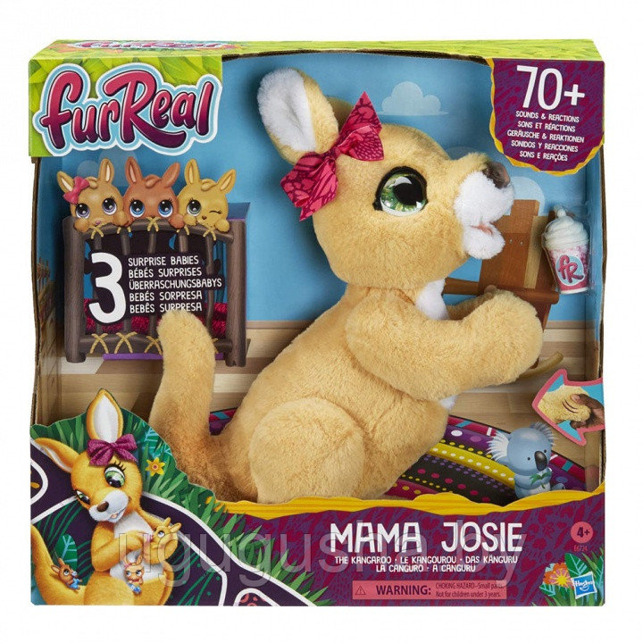 Интерактивная игрушка FurReal Friends "Кенгуру Джози и ее малыши" - фото 1 - id-p135894344