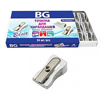 Точилка BG "BASIC", металл, 1 отверстие, картонная коробка, арт. TMT_1BS 6142(работаем с юр лицами и ИП)